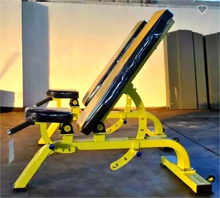Equipamento de ginástica interior Prensa de banco de peso ajustável comercial com material metálico