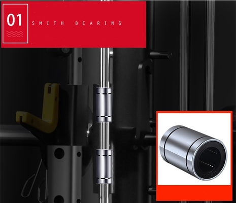 Equipamento de ginástica Máquina 3d Smith com Pressão de perna Centro de ginástica Cor de quadro selecionável opcional