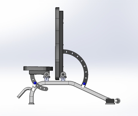 Medium Loader Equipamento de ginástica comercial Banco de peso Banco super ajustável 1500*600*800mm