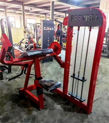 Treinamento de força sentado braços ombros máquina de treino para bíceps e ombros definidos