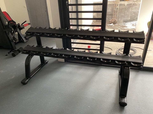 Home Gym Fitness Equipamento De Armazenamento Dumbbell Rack com Opcional Selecionável Cor do Quadro