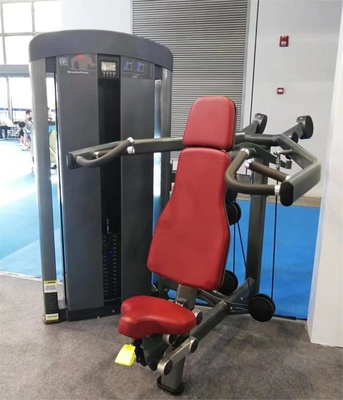 Equipamento de força do ginásio Pin carregado sentado máquina de pressão de ombro com tubo de aço Q235