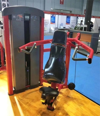 Equipamento de força do ginásio Pin carregado sentado máquina de pressão de ombro com tubo de aço Q235