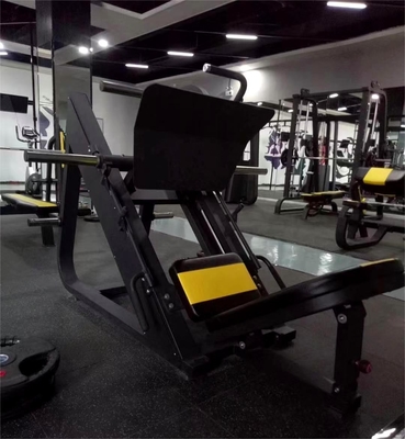 Equipamento de ginástica interior 45 graus Pressão de pernas Máquina carregada de placa para treinamento de força