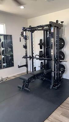Unisex 1230*1270*2230 Equipamento de ginástica comercial Máquina Smith multifunção para casa