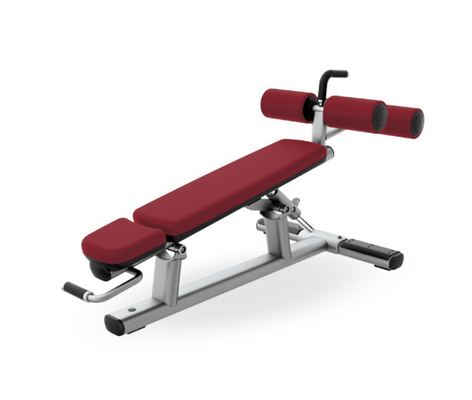 Máquina de ginástica doméstica com assento ajustável para extensão de costas e contração abdominal