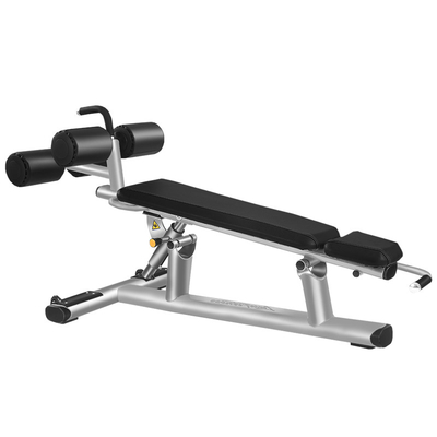 Máquina de ginástica doméstica com assento ajustável para extensão de costas e contração abdominal