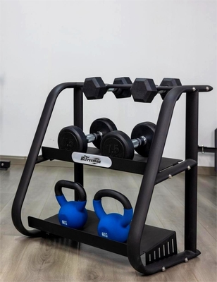 Top Latest Design 3 Nível Gymost Fitness Equipamento Dumbbell Rack Stand 650 * 450 * 200mm