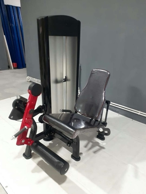 Máquina de ginástica em casa ajustável de extensão de perna sentada para exercícios de quadríceps e barriga