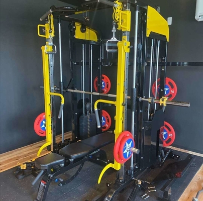 1753*2350*2176mm Máquina de Treinamento Dezhou Cable Crossover Multifunção Smith Machine