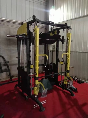 1753*2350*2176mm Máquina de Treinamento Dezhou Cable Crossover Multifunção Smith Machine