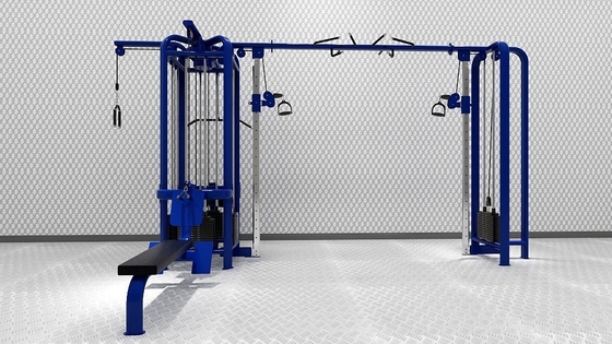 Máquina de treino de força de cabo de ginástica Máquina de ginástica multi-estação com polea ajustável