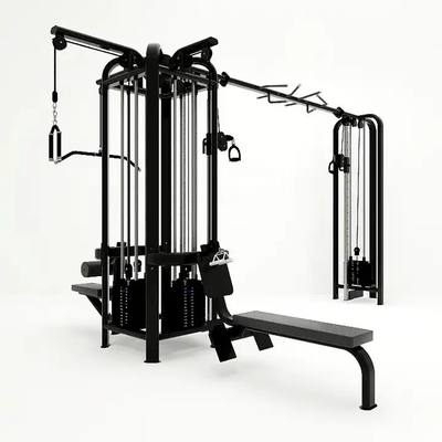 Máquina de treino de força de cabo de ginástica Máquina de ginástica multi-estação com polea ajustável