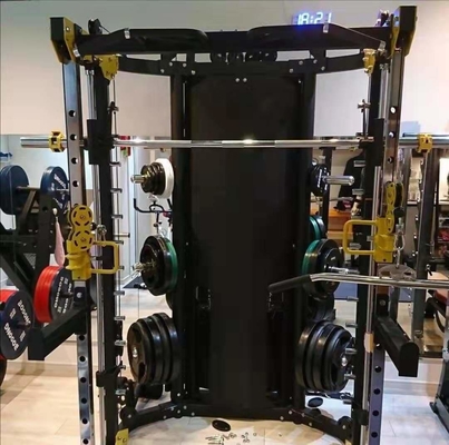 Shandong Commercial Gym Fitness Equipment Multi Smith Machine Feito de tubo de aço Q235
