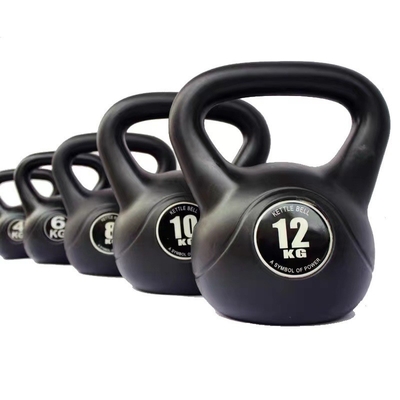 Kettlebell portátil para treinamento de peso livre corpo de exercício de fitness revestido de borracha
