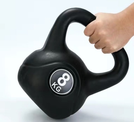 Kettlebell portátil para treinamento de peso livre corpo de exercício de fitness revestido de borracha