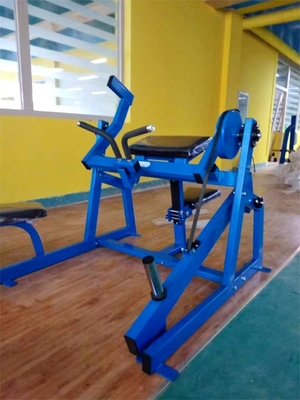 Máquina carregada de chapa sentada Máquina de enrolar bíceps com cor de quadro opcional 2020 Design