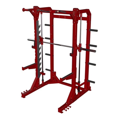 Tubos retangulares de aço Q235 Multifuncional Fitness Squat Rack para treinamento de força