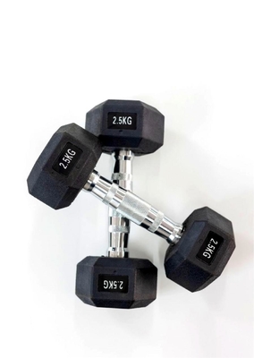 Hex Gum Cover Dumbbell para armas Vários pesos de 2,5 kg a 40 kg Departamento masculino