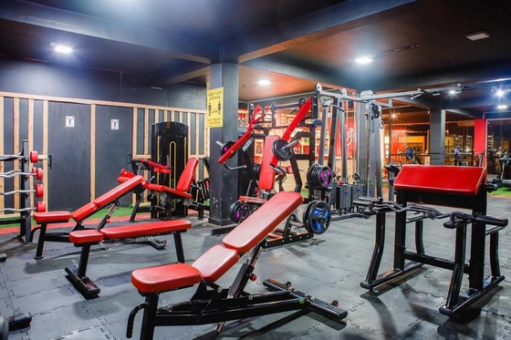 Prensa de banco de exercícios dobrável para levantamento de pesos planos ginásio NO TIG Treino de solda