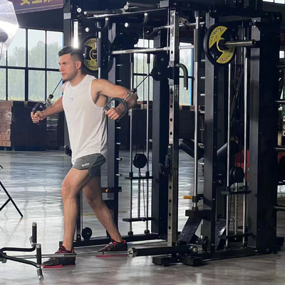 Centro de ginástica Logotipo personalizado Disponível Smith Machine Fitness Cable Crossover Bancos