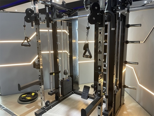 Centro de ginástica Logotipo personalizado Disponível Smith Machine Fitness Cable Crossover Bancos