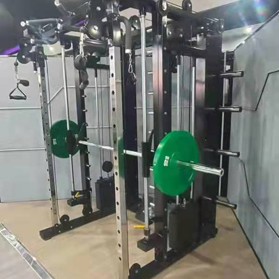 Pre-construção de cabo de aço Crossover Power Cage para treinamento de ginástica multifuncional