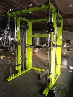 Pre-construção de cabo de aço Crossover Power Cage para treinamento de ginástica multifuncional