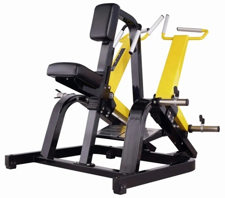 Equipamento de fitness Inclinar linha de nível Triceps Deltóides músculo de construção Placa máquina de remo carregada