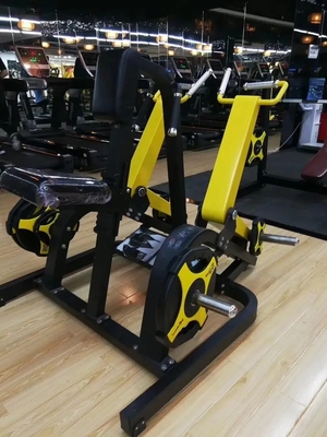 Equipamento de fitness Inclinar linha de nível Triceps Deltóides músculo de construção Placa máquina de remo carregada