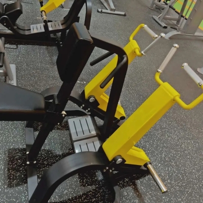 Equipamento de fitness Inclinar linha de nível Triceps Deltóides músculo de construção Placa máquina de remo carregada
