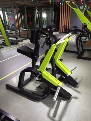 Equipamento de fitness Inclinar linha de nível Triceps Deltóides músculo de construção Placa máquina de remo carregada