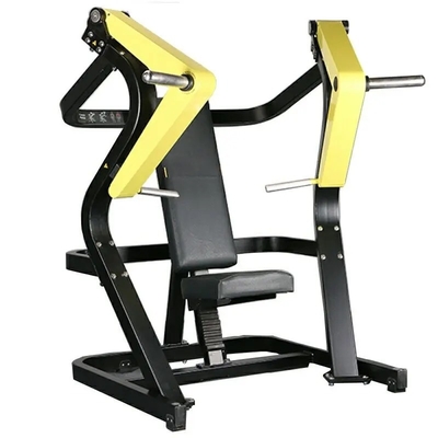 Prensa de peito carregada de placa para exercícios físicos Extenção de costas e exercícios de ombro