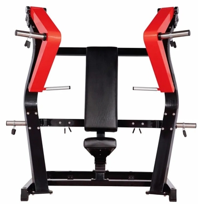 Prensa de peito carregada de placa para exercícios físicos Extenção de costas e exercícios de ombro