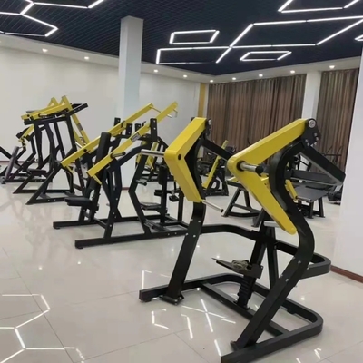 Prensa de peito carregada de placa para exercícios físicos Extenção de costas e exercícios de ombro