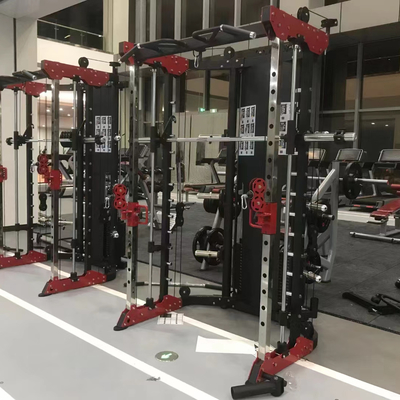 Commercial/Home Smith Trainer Bodybuilding Squat Rack com duas camadas de revestimento em pó
