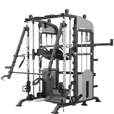 Tubos retangulares de aço Q235 Multifuncional Trainer Power Rack para treinamento de força