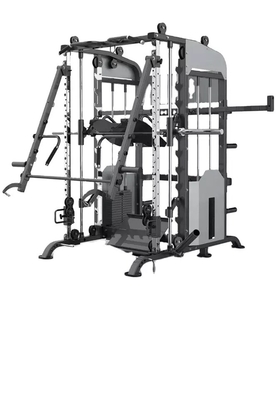 Tubos retangulares de aço Q235 Multifuncional Trainer Power Rack para treinamento de força
