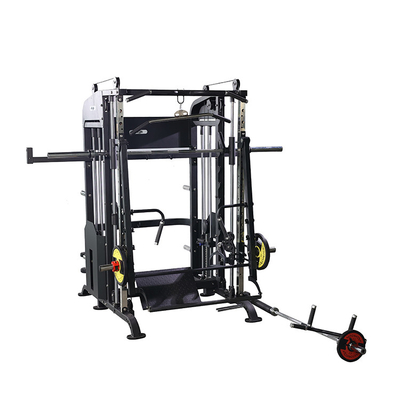 Tubos retangulares de aço Q235 Multifuncional Trainer Power Rack para treinamento de força
