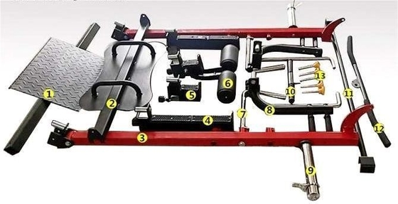 Equipamento de ginástica de capacidade 260 kg Smith Machine Acessórios para exercícios personalizados