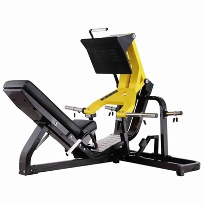 Logotipo personalizado Placa de aço carregada equipamento de fitness de ginásio 45 graus máquina de prensagem de pernas