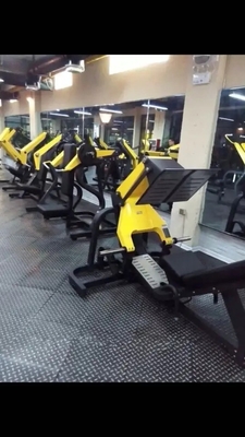 Logotipo personalizado Placa de aço carregada equipamento de fitness de ginásio 45 graus máquina de prensagem de pernas