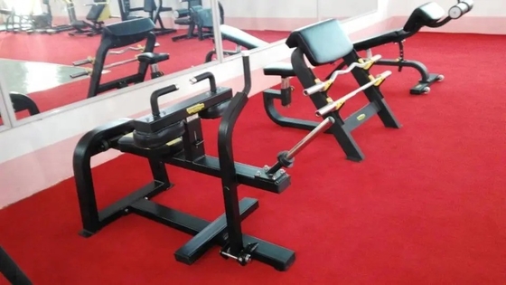 Equipamento de fitness comercial do ginásio máquina de levantar bezerros sentada com logotipo personalizado disponível