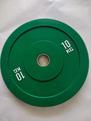 Equipamento de fitness comercial Placas de peso coloridas personalizadas para borracha de aço ferro