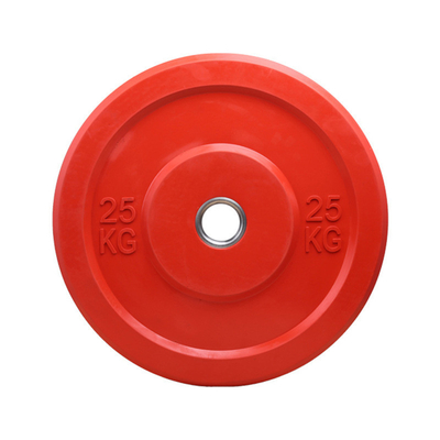 Equipamento de fitness comercial Placas de peso coloridas personalizadas para borracha de aço ferro