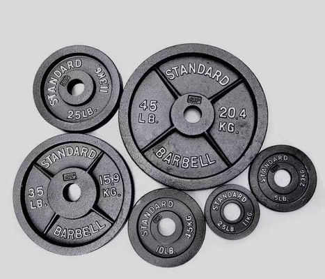 Melhore o seu treino de peso livre com placas padrão de peso feitas de aço e ferro
