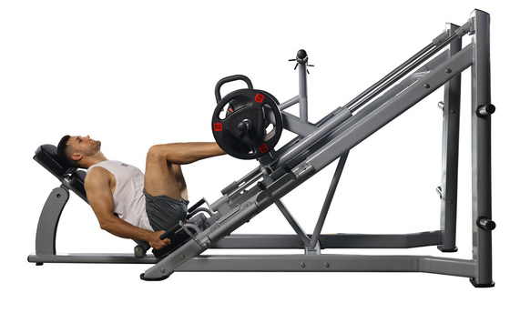 Logotipo personalizado 236KG treinamento de força máquina de pressão de perna para equipamentos comerciais de ginástica