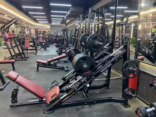 Logotipo personalizado 236KG treinamento de força máquina de pressão de perna para equipamentos comerciais de ginástica