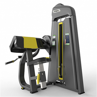 Equipamento de fitness profissional do ginásio sentado Máquina do bíceps para treino de força