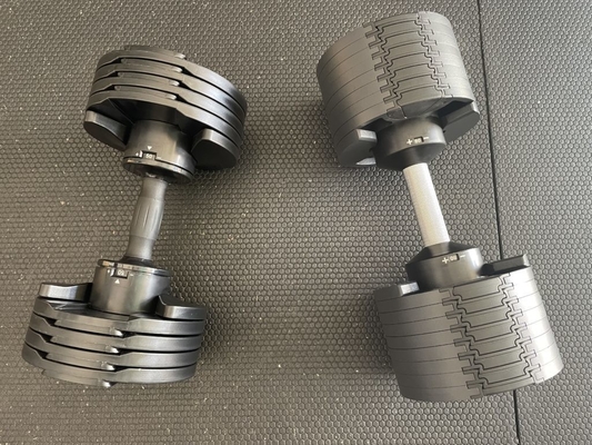 Logotipo personalizado Dumbbell pintado para treino de pesos livres do ginásio em casa ajustável